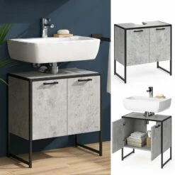 Meuble Sous-lavabo Fyrk Béton -HOME24 Ventes 823b1644de194967b904e1c7a9b3e5d3