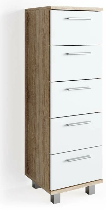 Chiffonnier Ilias Sonoma/blanc 3 Chiffonnier Ilias Sonoma/blanc