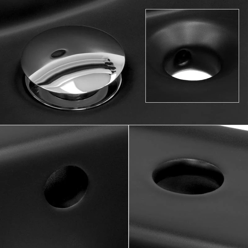 Vasque 61x16,5x46 Cm Noir 7 Vasque 61x16,5x46 Cm Noir – Image 5