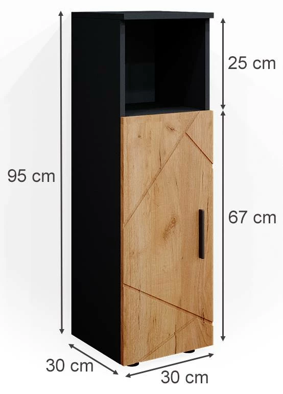 Chiffonnier Irma Anthracite Brillant 15 Chiffonnier Irma Anthracite Brillant – Image 13