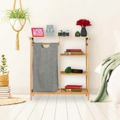 Étagère En Bambou Avec Panier à Linge -HOME24 Ventes 873ea8bc804848beb924e17f692edfbb