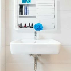 Placard Mural Salle De Bain Bambou Blanc -HOME24 Ventes 88561ac6c85f4eb480e9b5e82264844d