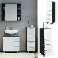 Chiffonnier Ilias Anthracite/blanc 11 Chiffonnier Ilias Anthracite/blanc -HOME24 Ventes 8a68e745007d4d28a31d1f8c315e8611