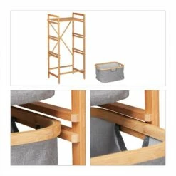 Panier à Linge En Bambou à 3 Corbeilles -HOME24 Ventes 8bf5d079a0ea45f0b8c2947ebdac8c15