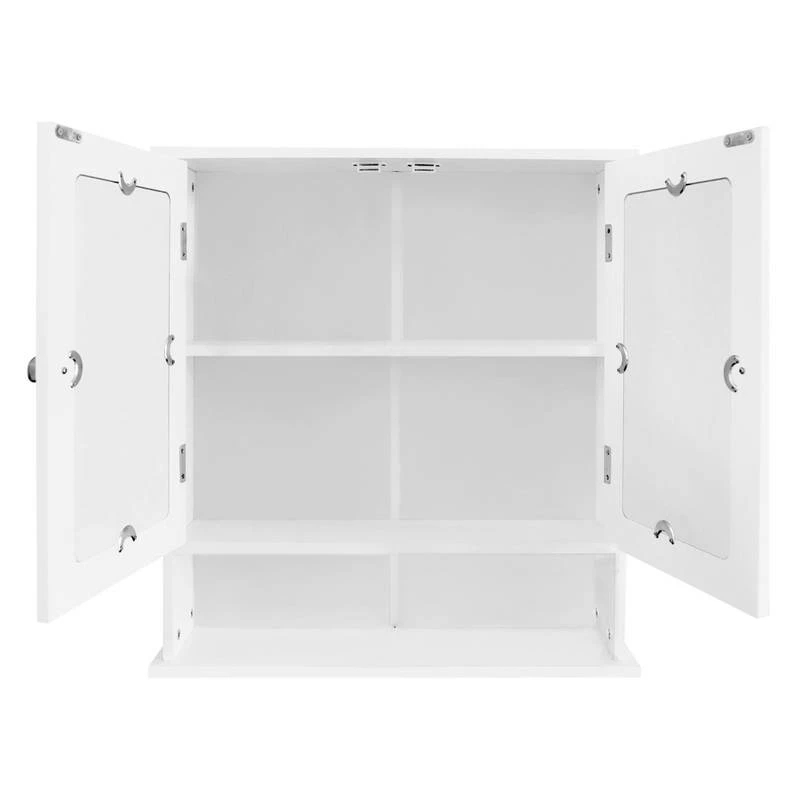 Armoire De Toilette Blanc 56x58x13 Cm 5 Armoire De Toilette Blanc 56x58x13 Cm – Image 3