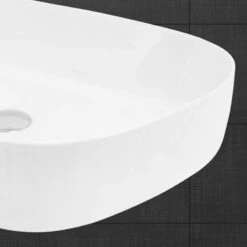 Lavabo Ovale 55x42x14cm Blanc Céramique -HOME24 Ventes 8f7739cdbf444374a92901ded28ddda2
