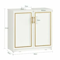 Meuble Sous Lavabo BZR86-W -HOME24 Ventes 900014c61ef244cda60ccfbf99ce52a6