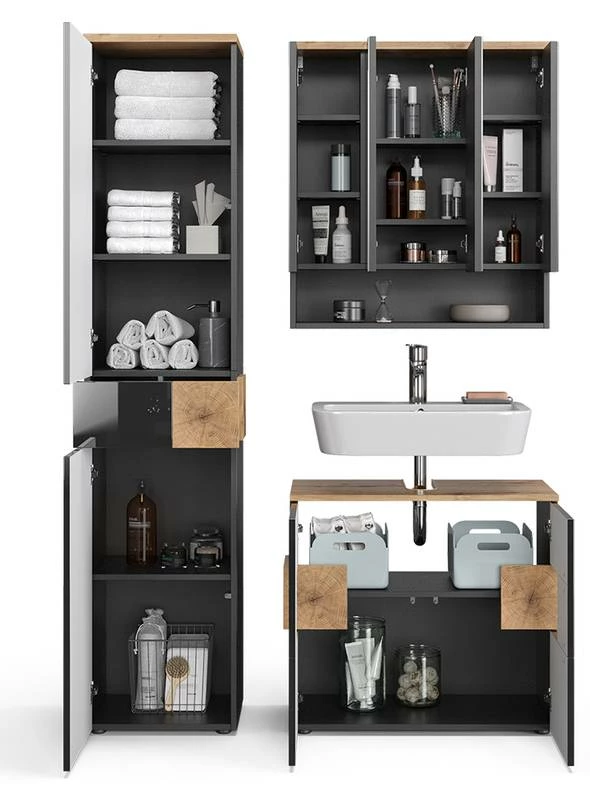 Salle De Bains Eden Anthracite (3 élém.) 5 Salle De Bains Eden Anthracite (3 élém.) – Image 3