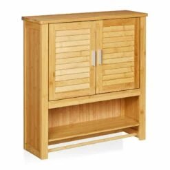 Armoire Salle De Bain LAMELL Bambou