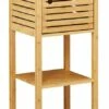 Étagère De Salle De Bain En Bambou