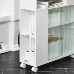 Armoire WC Roulante BZR117-W -HOME24 Ventes 93a5353e8bf34a4884e7b24c430a55a2