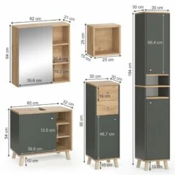 Salle De Bain Senyo (3 éléments) -HOME24 Ventes 94505270190f4c0aa8f41173ccac9372