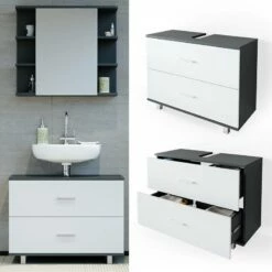 Meuble Sous-lavabo Ilias Sonoma/blanc 29 Meuble Sous-lavabo Ilias Sonoma/blanc -HOME24 Ventes 9a5bc88a5ba34dab929ad0e52e136ccb
