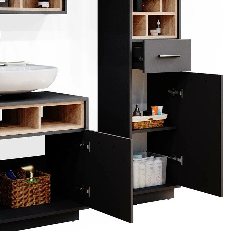 Salle De Bain Beatrice Anthracite(3 él.) 7 Salle De Bain Beatrice Anthracite(3 él.) – Image 5