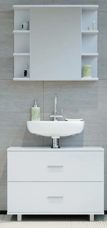 Meuble Sous-lavabo Ilias Sonoma/blanc 16 Meuble Sous-lavabo Ilias Sonoma/blanc – Image 14
