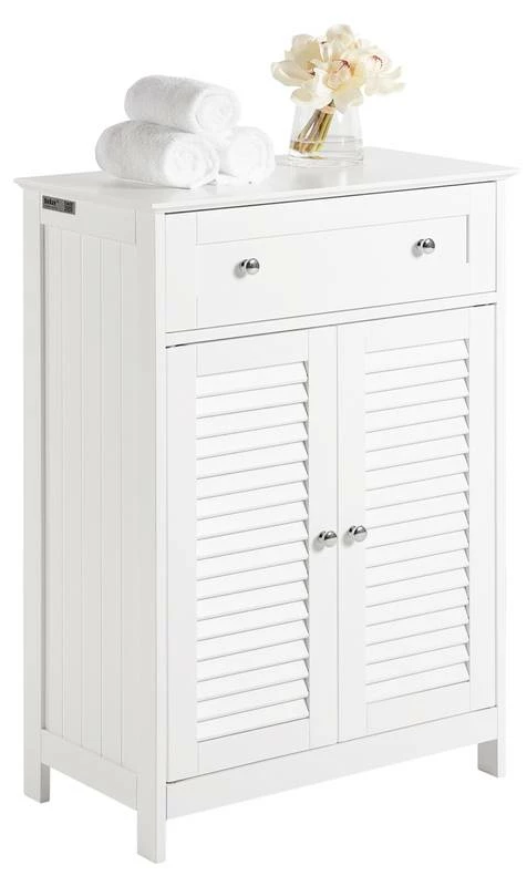 Commode De Salle De Bain FRG238-W 3 Commode De Salle De Bain FRG238-W
