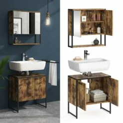 Salle De Bain Fyrk Vieux Bois (2 élém.) -HOME24 Ventes 9f038131296a4404b130a74c1d96c5fd