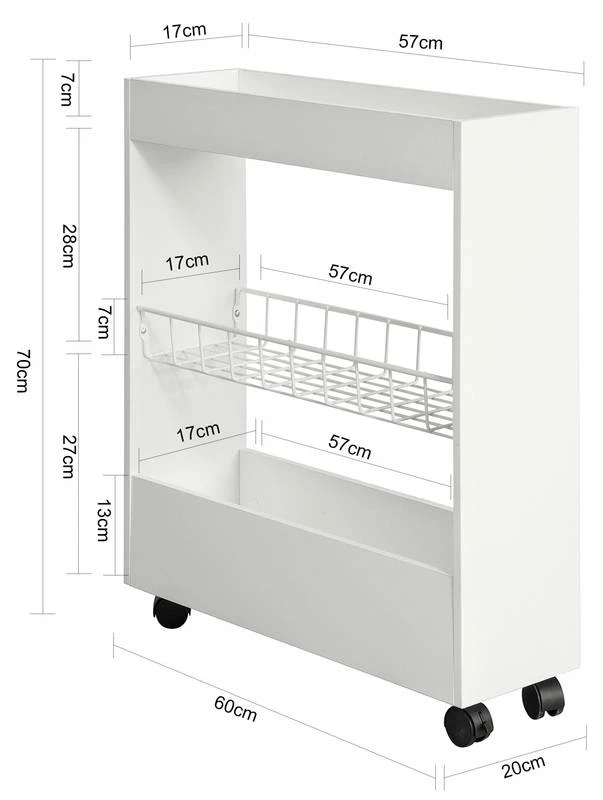 Chariot De Rangement BZR46-W 10 Chariot De Rangement BZR46-W – Image 8