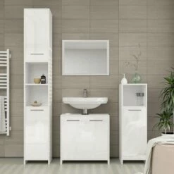 Meuble Sous-lavabo Kiko Blanc Brillant 11 Meuble Sous-lavabo Kiko Blanc Brillant -HOME24 Ventes a2aeb75c5f5a420788bbeca6f90c2288