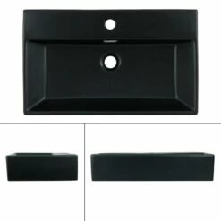 Vasque 600x365x130 Mm Noir -HOME24 Ventes a4496a693c714624855e43a640ad4166