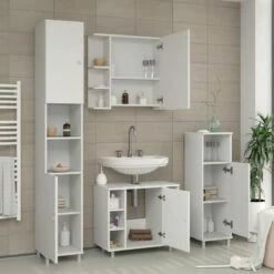 Salle De Bain Fynn Blanc (2 éléments) -HOME24 Ventes a7b1c38efdc74e82823a0c1e413ae60d