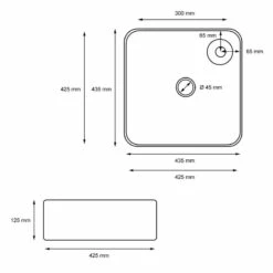 Vasque Carrée Ø435x125mm Blanc -HOME24 Ventes a871ed75e504403ea26fb9c46f450bd0