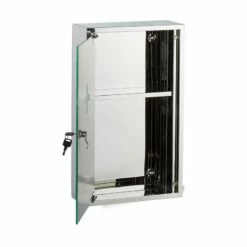 Armoire à Pharmacie Inox Porte Miroir -HOME24 Ventes ac1693b5fc1b4897aa3baa671c783364