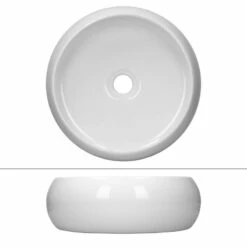 Vasque Ronde Ø 400x350 Mm, Blanc -HOME24 Ventes af9e463c0e844f23b9b37a8d741cc4ab
