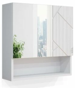 Armoire De Toilette Irma Blanc Brillant