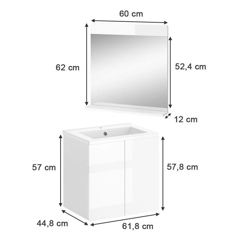 Salle De Bains Izan Blanc 8 Salle De Bains Izan Blanc – Image 6