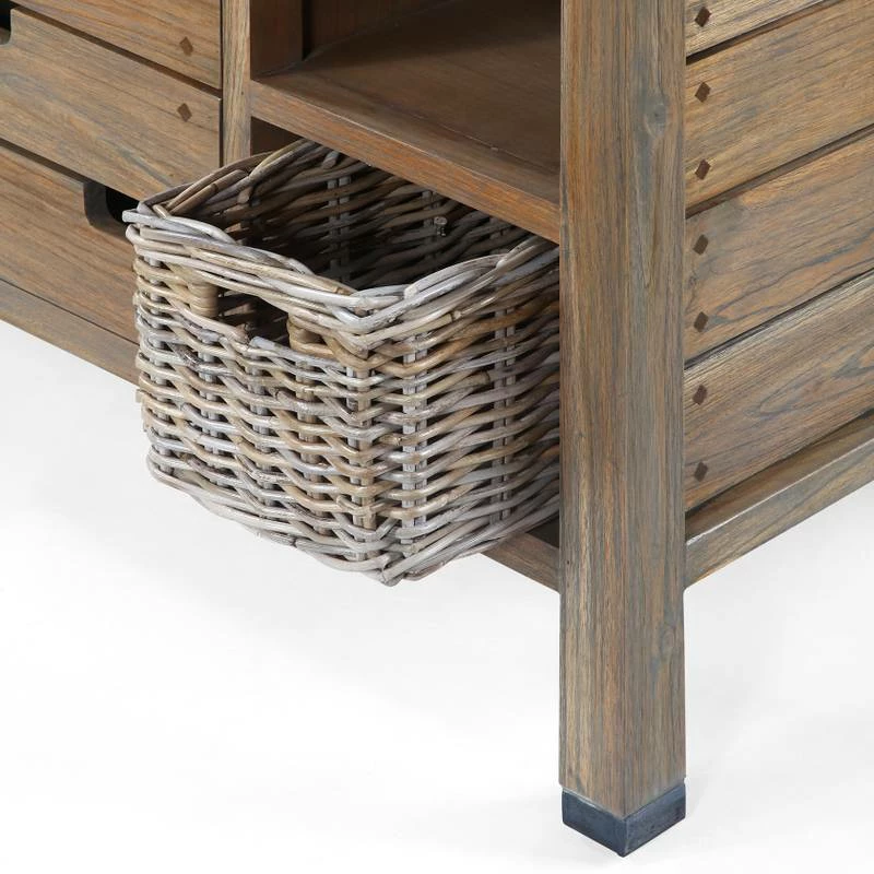 Harmonie - Meuble Sous Vasque En Teck Ma 4 Harmonie - Meuble Sous Vasque En Teck Ma – Image 2