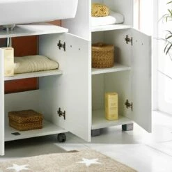 Ensemble Pour Salle De Bain Negril -HOME24 Ventes badezimmer set negril 4 teilig mattweiss 3351321