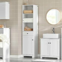 Meuble Colonne De Salle De Bain BZR17-W -HOME24 Ventes bcb98d65862f4da1a9d3940c476343c4
