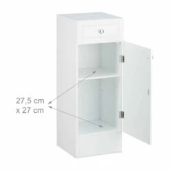 Armoire De Salle De Bain En Bois Blanc -HOME24 Ventes bcfc4cdb5c3345608187210aabef266c