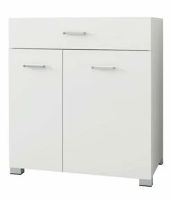 Armoire à Linge 75x785x45 Cm Blanc