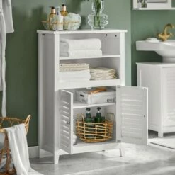 Meuble Bas De Salle De Bain BZR13-W -HOME24 Ventes c1af252320e6447c89c3b4b30d681297