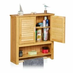 Armoire Salle De Bain LAMELL Bambou -HOME24 Ventes c50ff8314e7a406aabb925a64253e70a