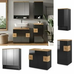 Salle De Bains Eden Anthracite (4 élém.) 11 Salle De Bains Eden Anthracite (4 élém.) -HOME24 Ventes c6cccdb5e1744e9b85806e25e9accd61