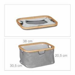 Panier à Linge En Bambou à 3 Corbeilles -HOME24 Ventes c8c862f463bb4ce581c0fc66b9fb46d3