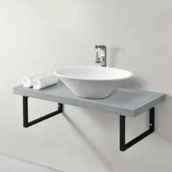 Plan De Toilette Noir Mat -HOME24 Ventes ce2177d482904b14a76c359535315d9e