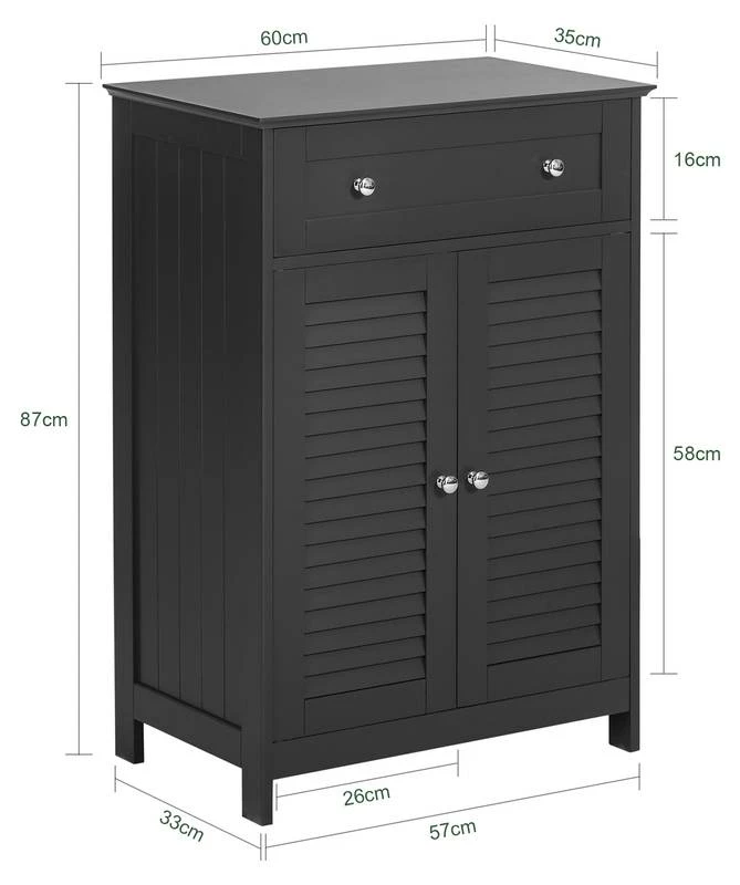 Commode De Salle De Bain FRG238-W 16 Commode De Salle De Bain FRG238-W – Image 14