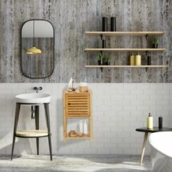 Etagère De Bain En Bambou, 3 étages -HOME24 Ventes d4bdb49a59594b33a2937436334e88c6