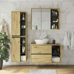 Armoire De Toilette Viola Artisan/gris -HOME24 Ventes d5c0204abb2843d8a6c320641184d962