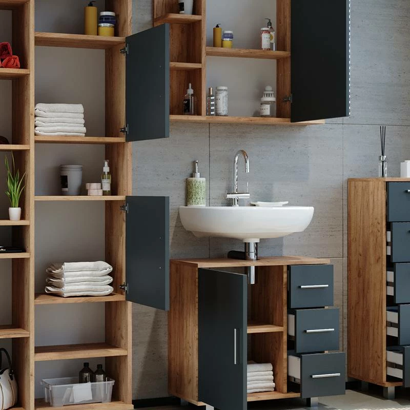 Salle De Bain Ilias Goldkraft (4 élém.) 4 Salle De Bain Ilias Goldkraft (4 élém.) – Image 2