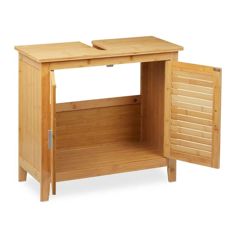 Armoire Dessous De Lavabo Bambou 8 Armoire Dessous De Lavabo Bambou – Image 6