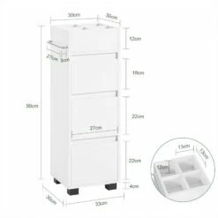 Meuble Bas De Salle De Bain BZR29-W 17 Meuble Bas De Salle De Bain BZR29-W -HOME24 Ventes d92d2a0e27a042418f74dc8ed34445b9