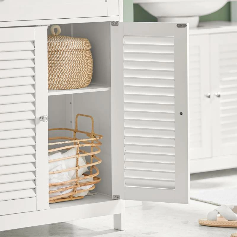 Commode De Salle De Bain FRG238-W 6 Commode De Salle De Bain FRG238-W – Image 4