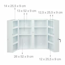Armoire à Pharmacie XXL 2 Portes -HOME24 Ventes da22fc3dbad54c28b6b947e9feb2c7f9