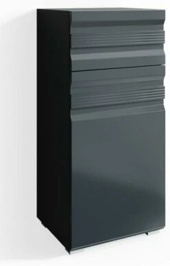 Chiffonnier Freddy Anthracite Brillant