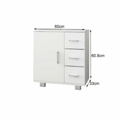 Meuble Sous-lavabo Blanc 60x608x33cm -HOME24 Ventes dc72de5d27a8460ea1fdf363f4c0a4bc
